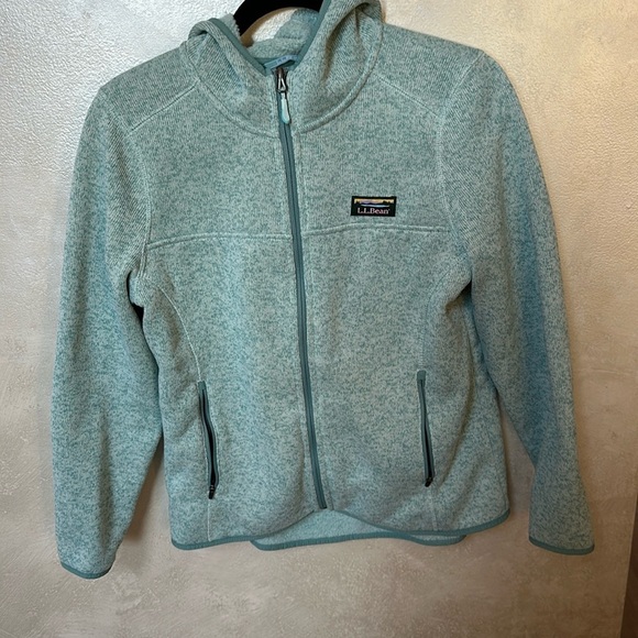 EUC L.L.Bean sweater fleece size medium petite - Picture 1 of 6